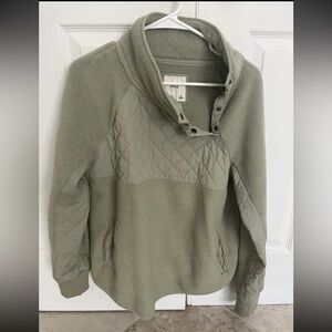 Abercrombie Button Neck Pullover